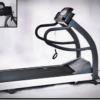 treadmill with white background and small picture of treadmill control panel