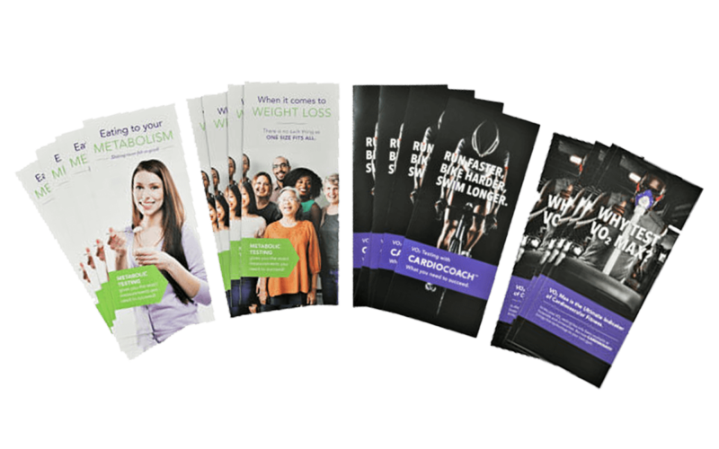 cardio and weight loss printed materials