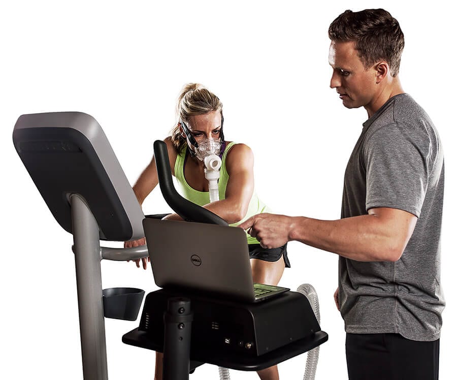 KORR CardioCoach VO₂ Max Test on treadmill with trainer